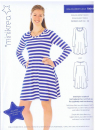 dänisches Schnittmuster minikrea 70044 Damenkleid Gr. 34-50